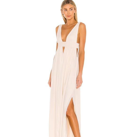 Indah Revolve peach dress maxi anhjeli - Picture 1 of 3